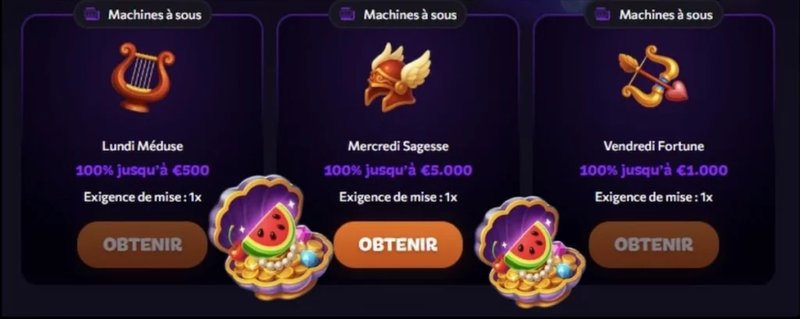 Découvrez les Offres de jeu incroyables de l'Aphrodite Casino France en Ligne